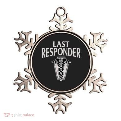Funny Vintage Mortician Mortuary Last Responder Ornament