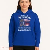 Female Veterans Not Any Less Dangerous Hoodie thumb 5