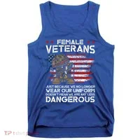 Female Veterans Not Any Less Dangerous Tank Top thumb 0