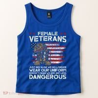 Female Veterans Not Any Less Dangerous Tank Top thumb 2