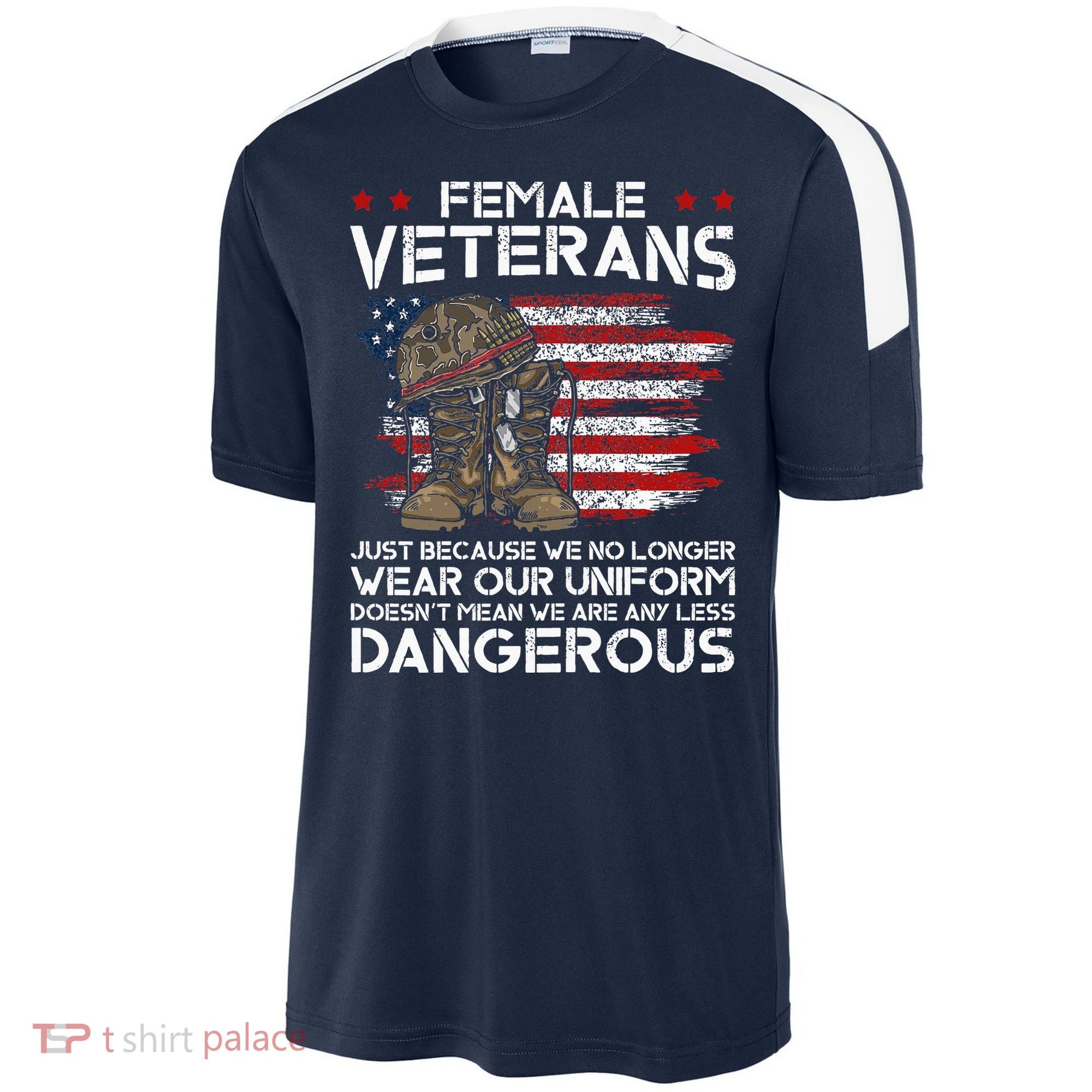 Female Veterans Not Any Less Dangerous Sport-Tek Competitor United Soccer Jersey