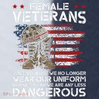 Female Veterans Not Any Less Dangerous Sport-Tek Competitor United Soccer Jersey thumb 4