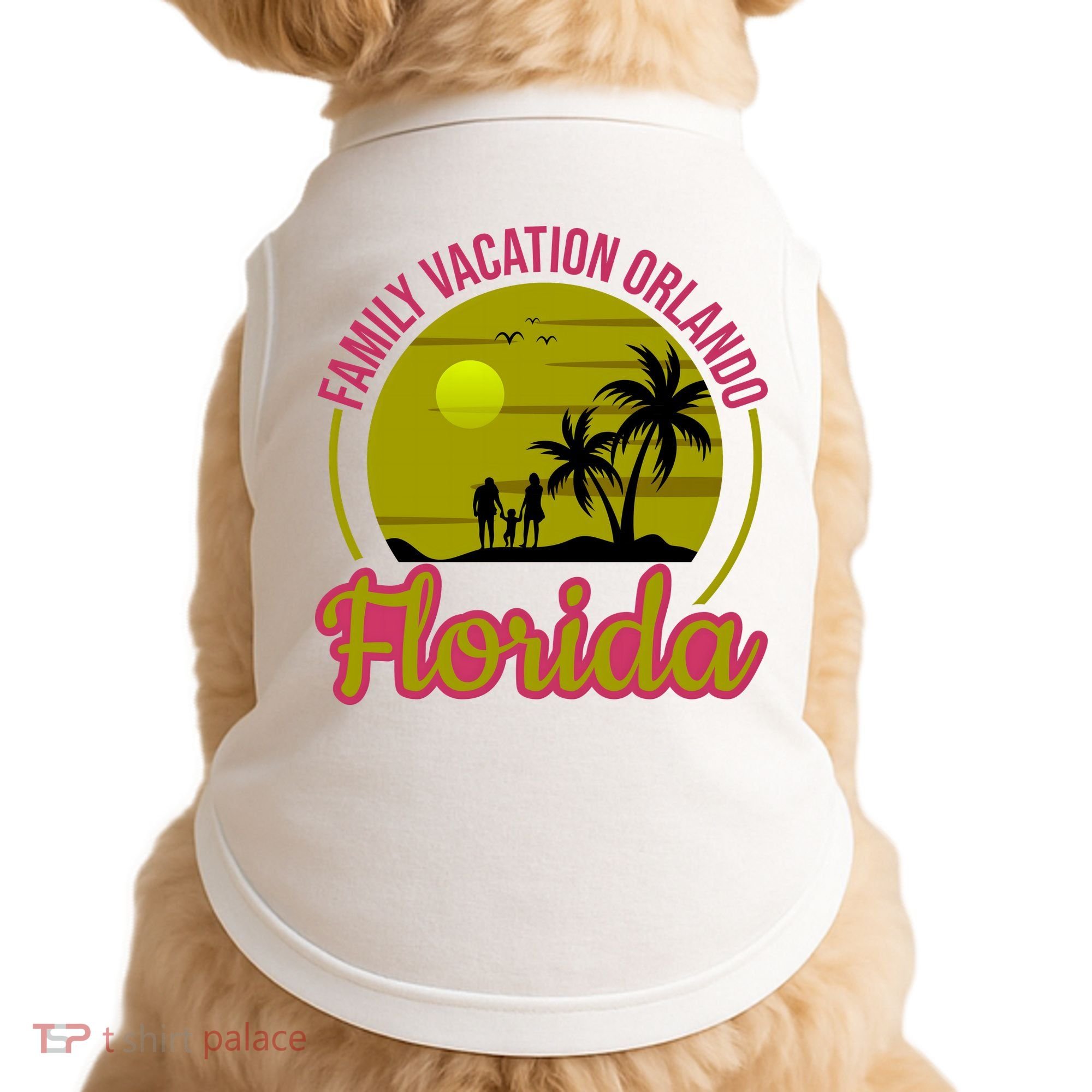 Family Vacation Orlando Florida Doggie Tank