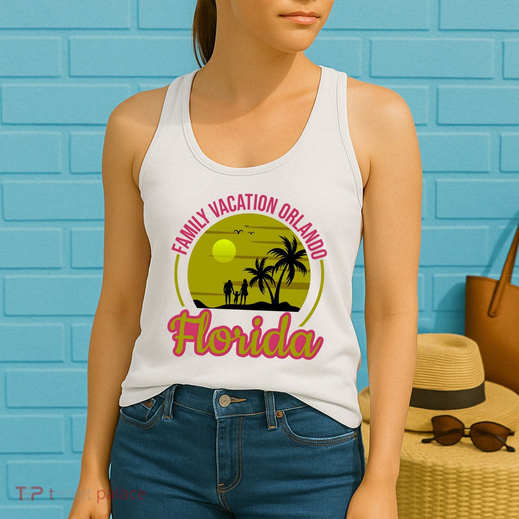 Family Vacation Orlando Florida Women's Tank Top