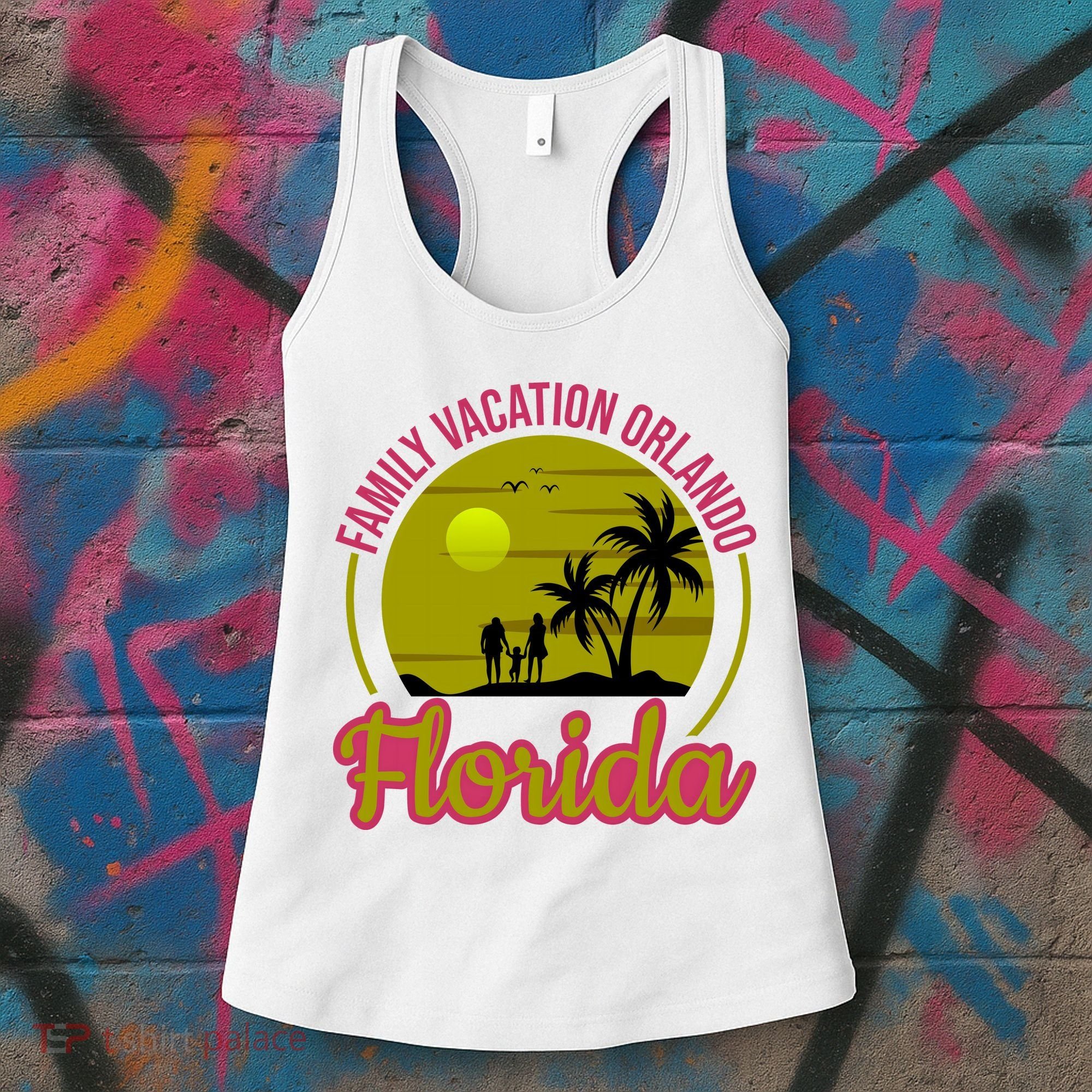 Family Vacation Orlando Florida Women's Tank Top