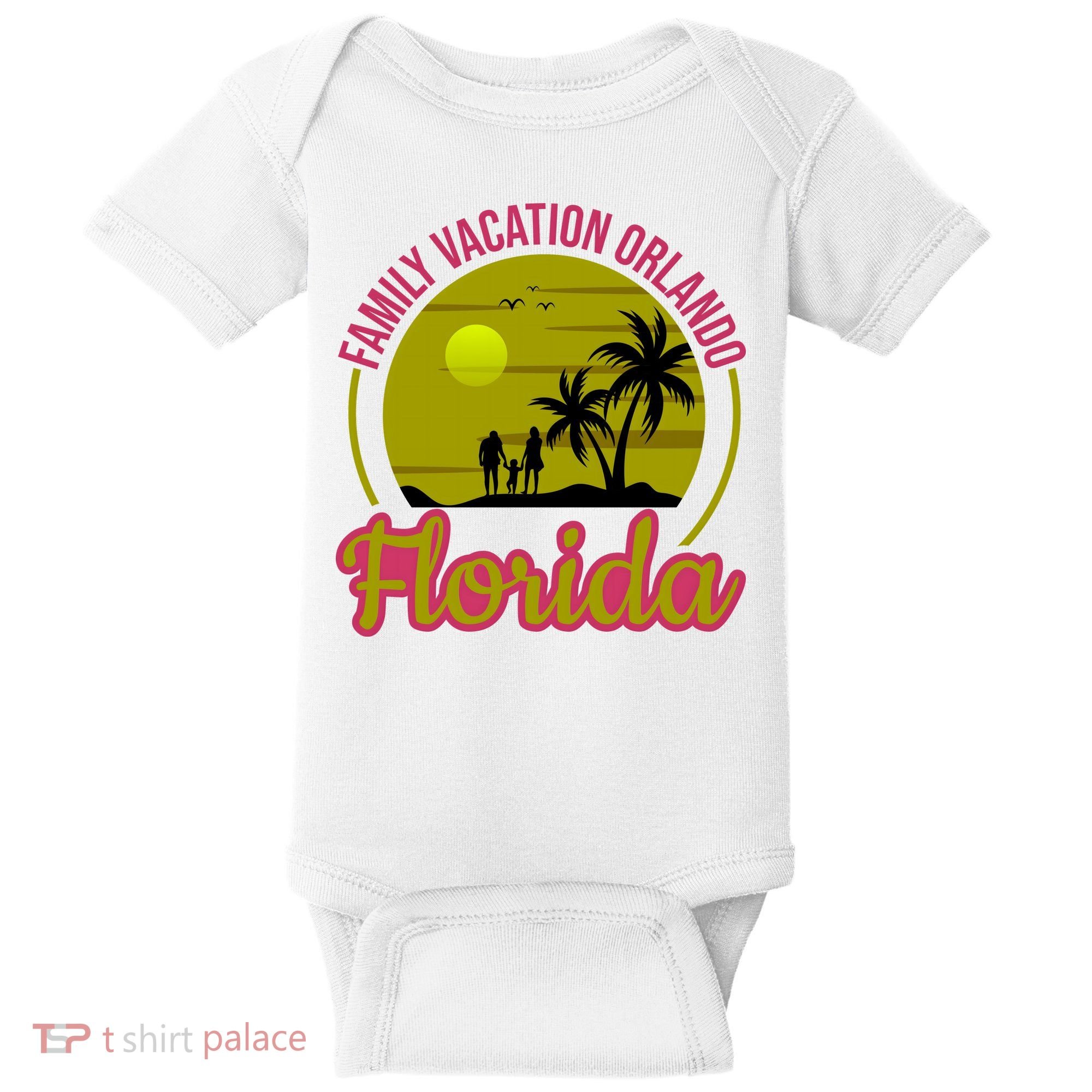Family Vacation Orlando Florida Baby Bodysuit