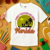 Family Vacation Orlando Florida Kids T-Shirt thumb 3
