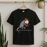 Funny Vintage Opossum Cowboy Hat Western Possum Lover T-Shirt thumb 2