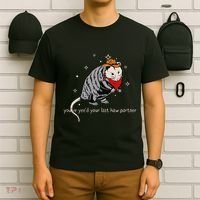 Funny Vintage Opossum Cowboy Hat Western Possum Lover T-Shirt thumb 6