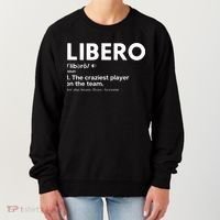 Funny Volleyball Players Libero Women's Sweatshirt thumb 0