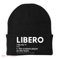 Funny Volleyball Players Libero Beanie thumb 0