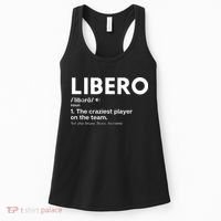 Funny Volleyball Players Libero Women's Tank Top thumb 0