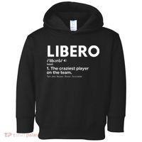 Funny Volleyball Players Libero Toddler Hoodie thumb 0