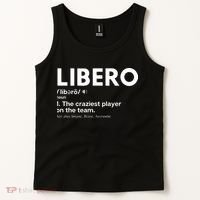 Funny Volleyball Players Libero Tank Top thumb 2
