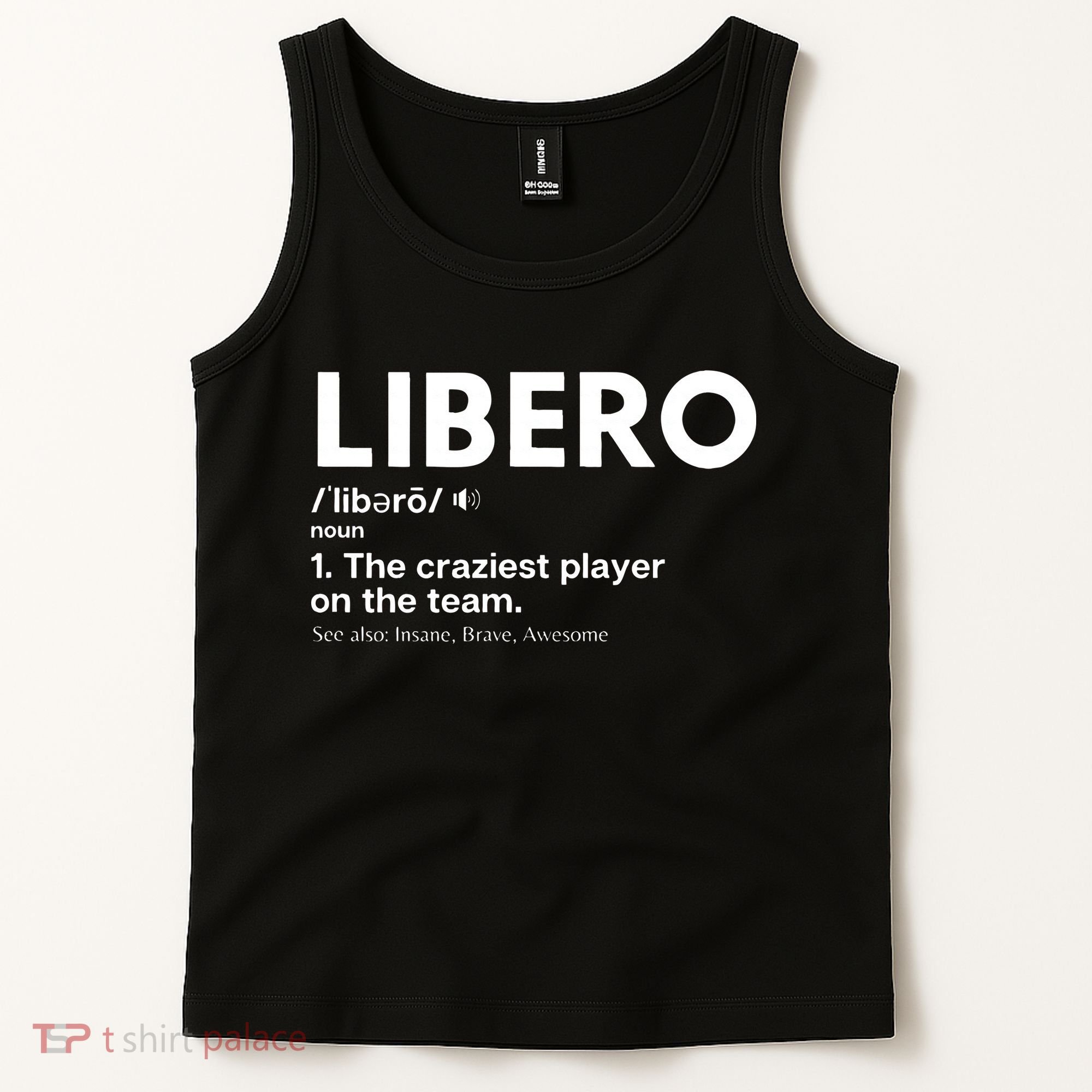 Funny Volleyball Players Libero Tank Top