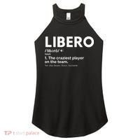 Funny Volleyball Players Libero Women's Perfect Tri Rocker Tank thumb 0