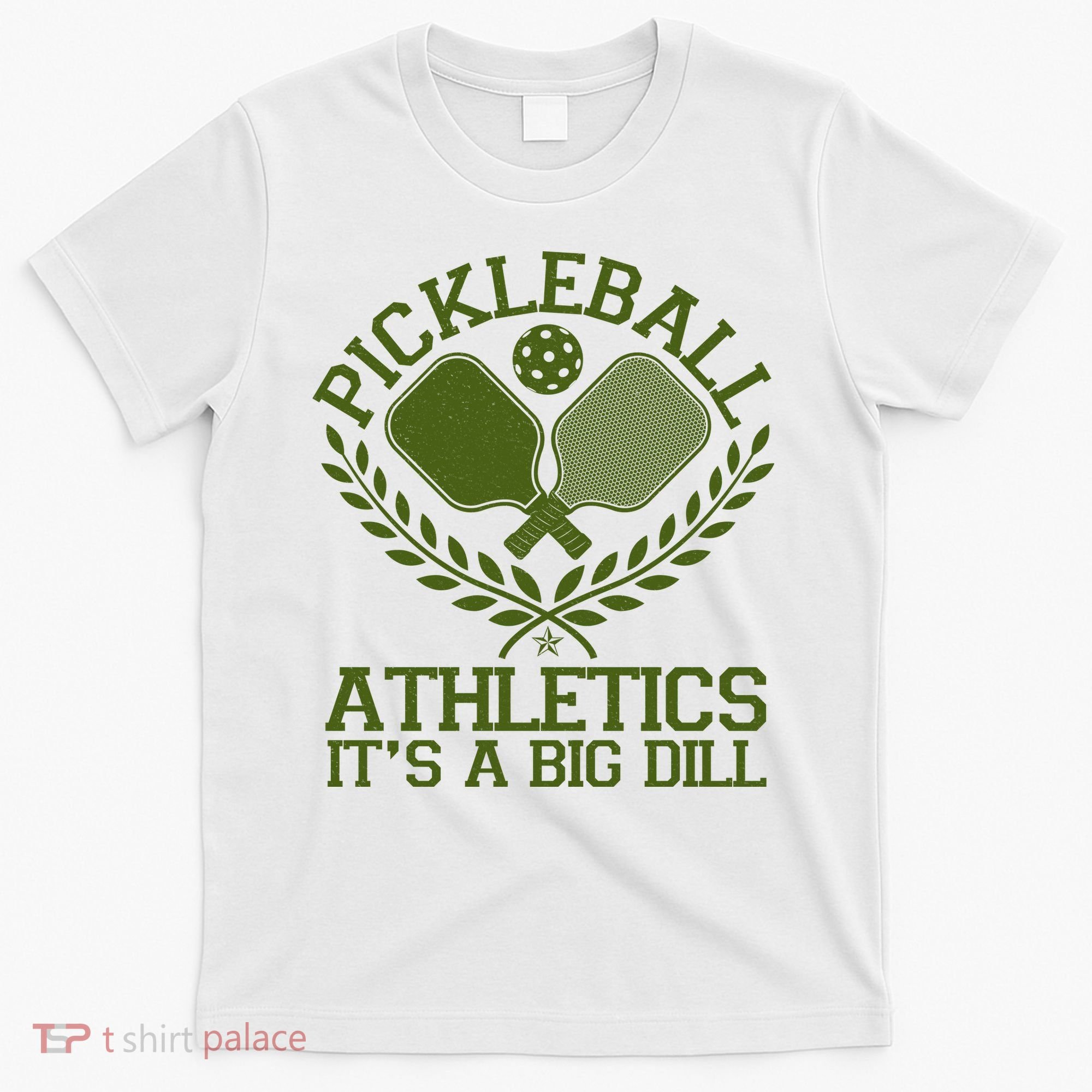 Funny Vintage Pickleball Athletics It's A Big Dill T-Shirt