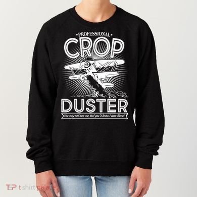 Funny Vintage Professional Crop Duster Women's Sweatshirt