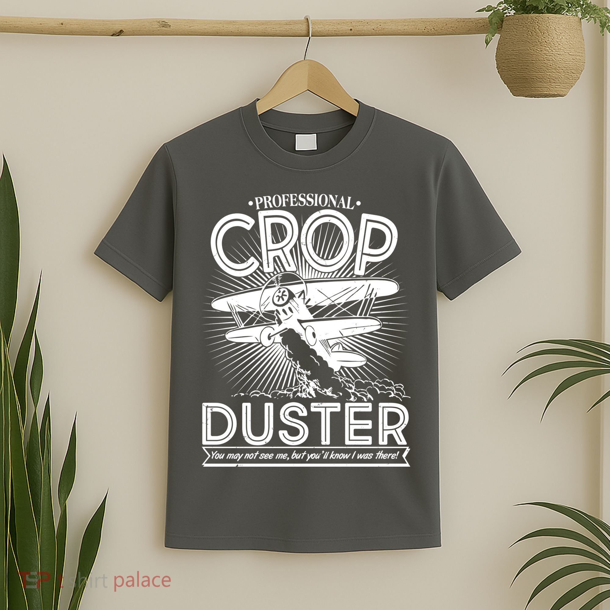 Funny Vintage Professional Crop Duster T-Shirt
