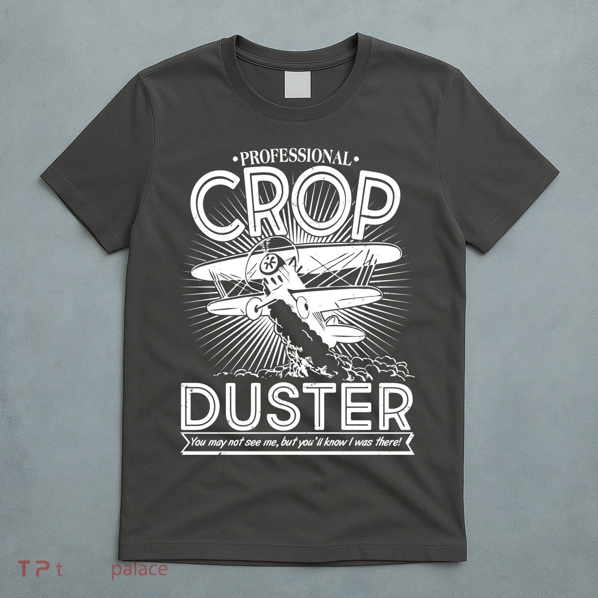 Funny Vintage Professional Crop Duster T-Shirt