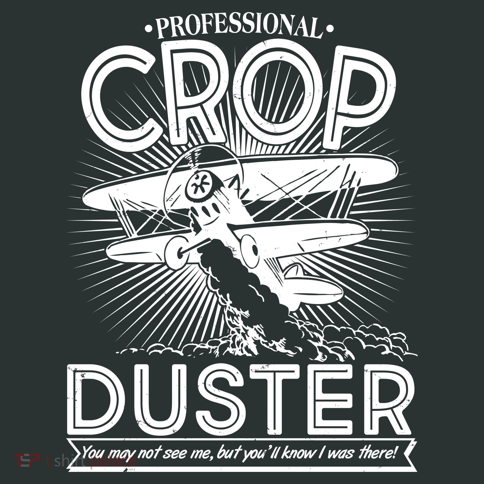Funny Vintage Professional Crop Duster T-Shirt
