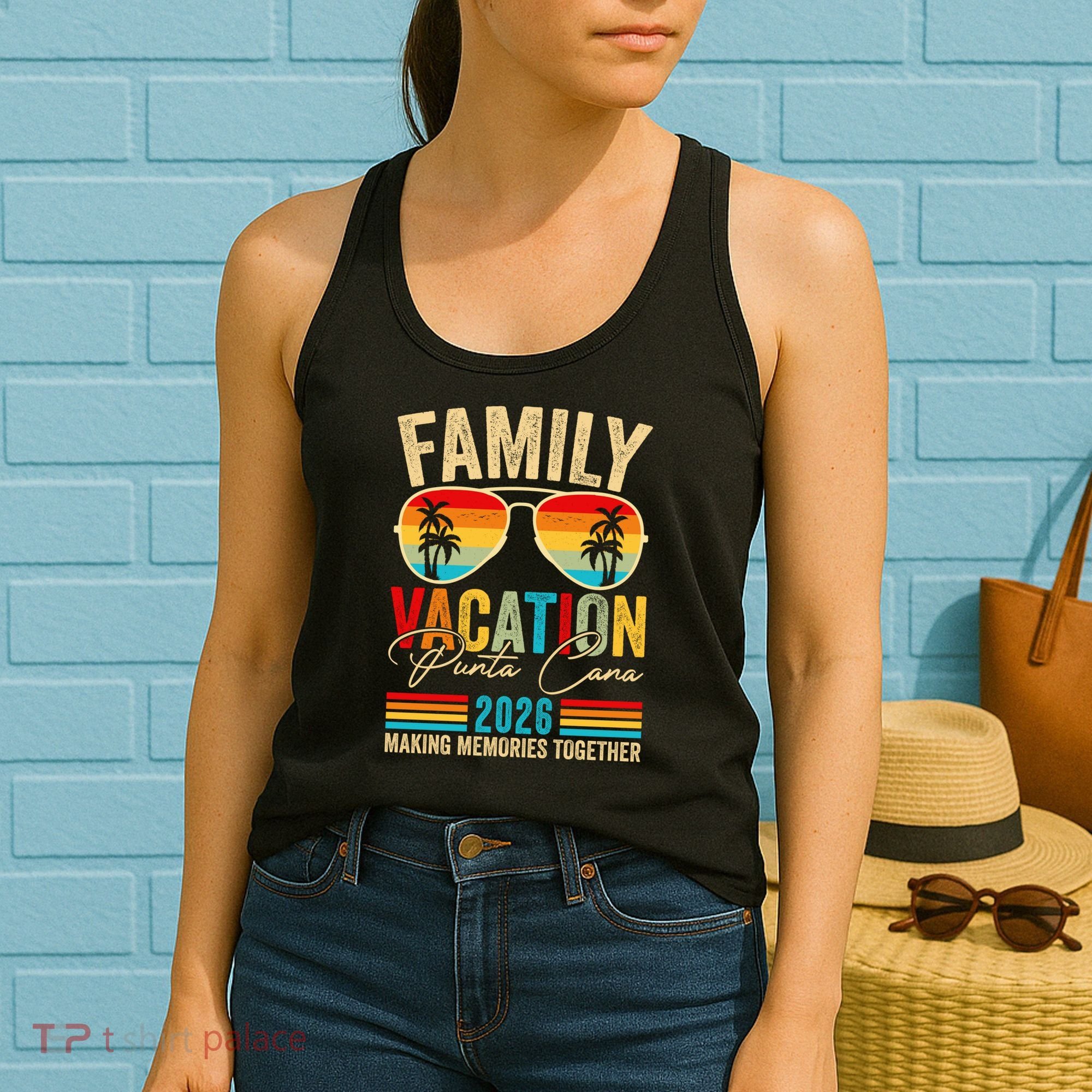 Family Vacation Punta Cana 2026 Making Memories Together Women's Tank Top