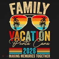 Family Vacation Punta Cana 2026 Making Memories Together Women's Tank Top thumb 5