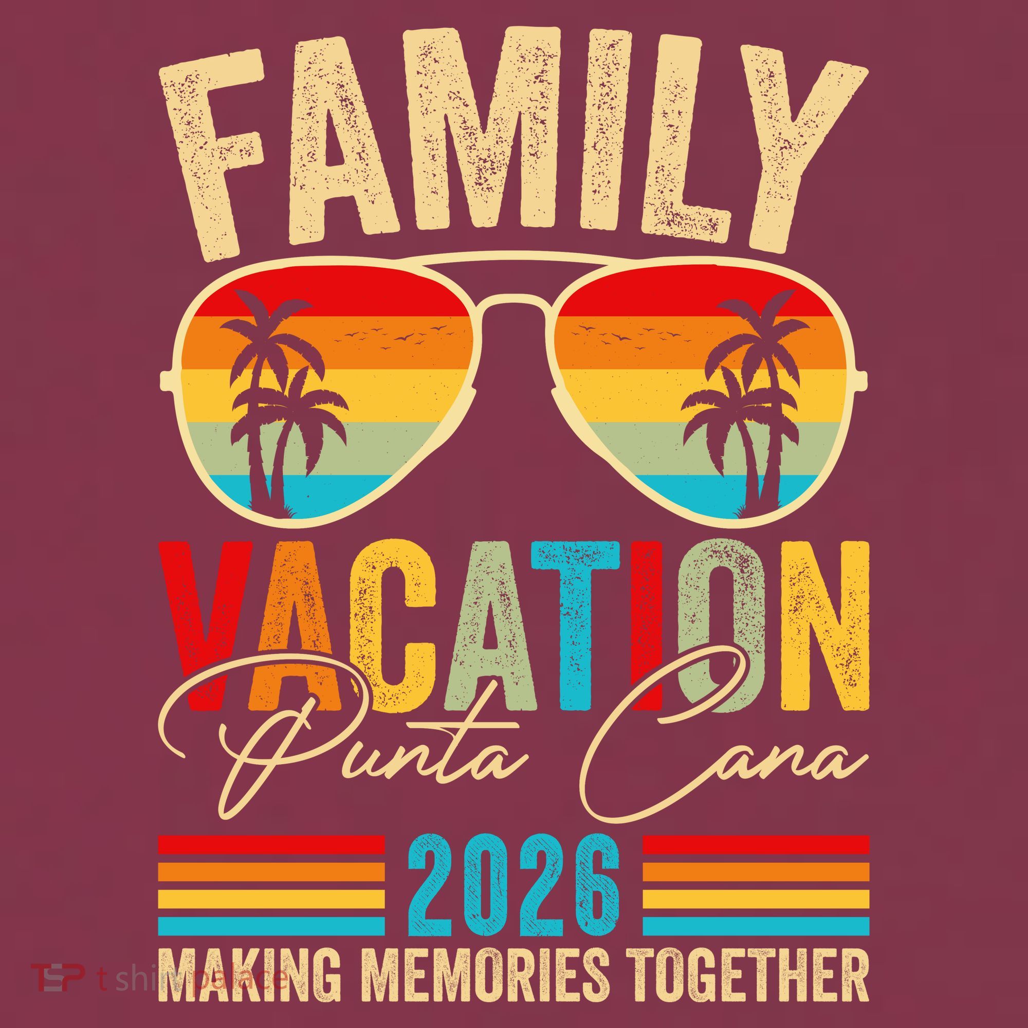 Family Vacation Punta Cana 2026 Making Memories Together 16oz Travel Tumbler