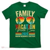 Family Vacation Punta Cana 2026 Making Memories Together T-Shirt thumb 0