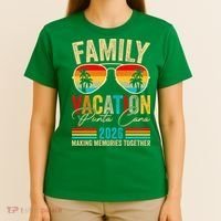 Family Vacation Punta Cana 2026 Making Memories Together T-Shirt thumb 4