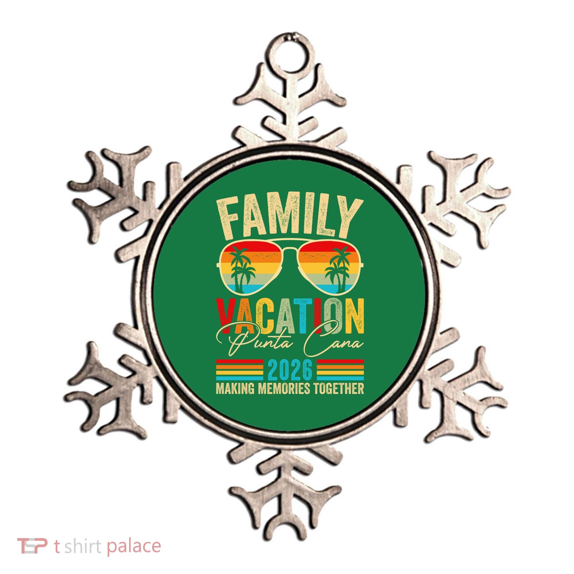 Family Vacation Punta Cana 2026 Making Memories Together Ornament