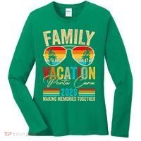 Family Vacation Punta Cana 2026 Making Memories Together Women's Long Sleeve Shirt thumb 0