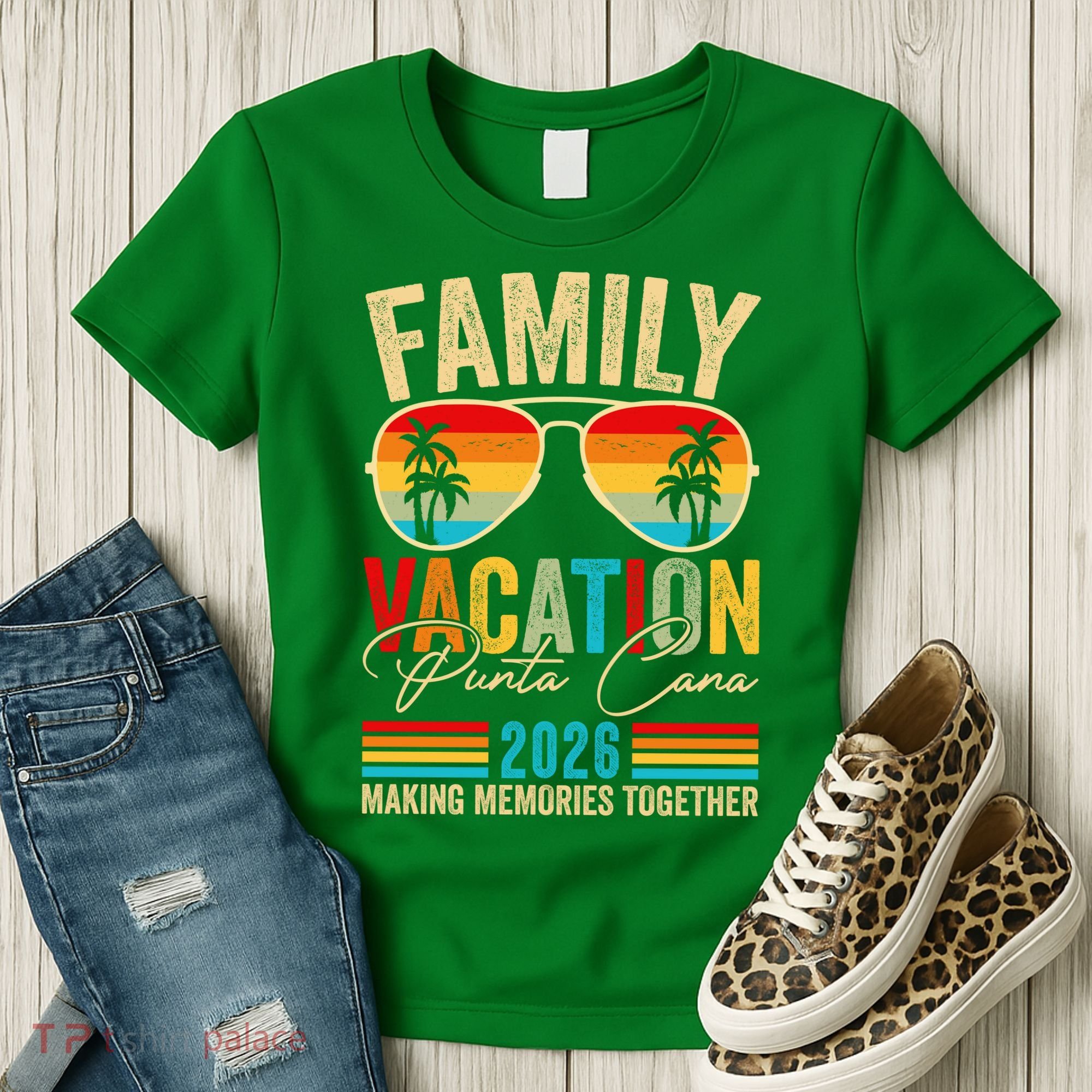 Family Vacation Punta Cana 2026 Making Memories Together Women's T-Shirt