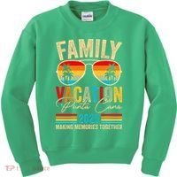 Family Vacation Punta Cana 2026 Making Memories Together Kids Sweatshirt thumb 0