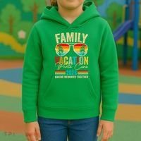 Family Vacation Punta Cana 2026 Making Memories Together Kids Hoodie thumb 3
