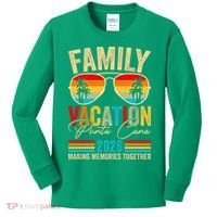 Family Vacation Punta Cana 2026 Making Memories Together Kids Long Sleeve Shirt thumb 0