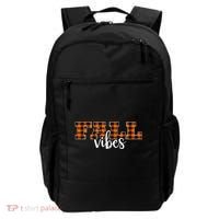 Fall Vibes Plaid October Backpack thumb 0