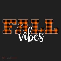 Fall Vibes Plaid October Golf Towel thumb 3