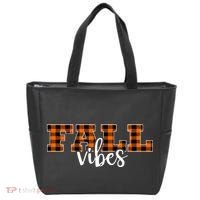 Fall Vibes Plaid October Tote Bag thumb 0