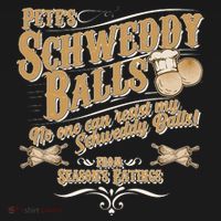 Funny Vintage Pete's Schweddy Balls T-Shirt thumb 7
