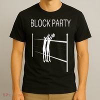 Funny Volleyball Players Block Party T-Shirt thumb 3