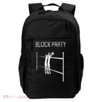 Funny Volleyball Players Block Party Backpack thumb 0