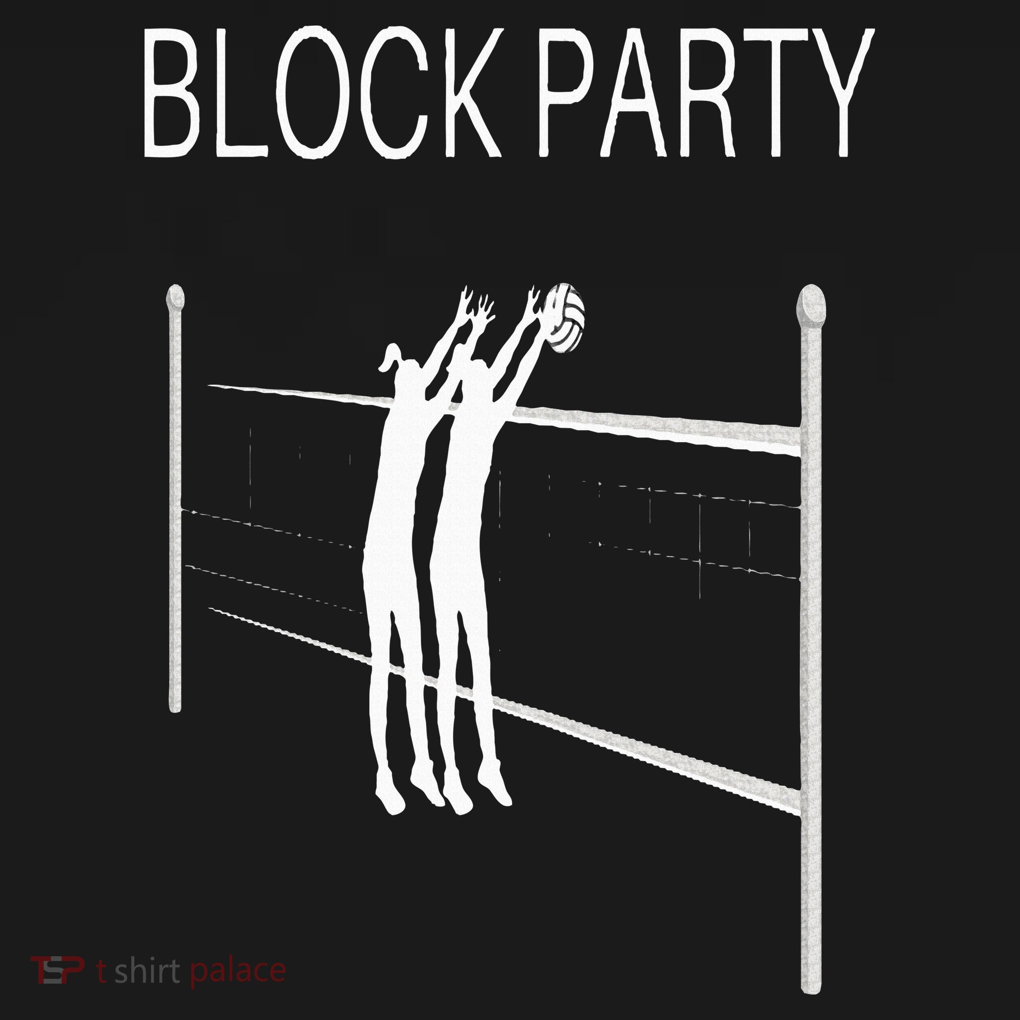 Funny Volleyball Players Block Party Women's Hoodie