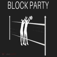 Funny Volleyball Players Block Party Hat thumb 2