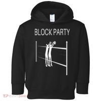 Funny Volleyball Players Block Party Toddler Hoodie thumb 0