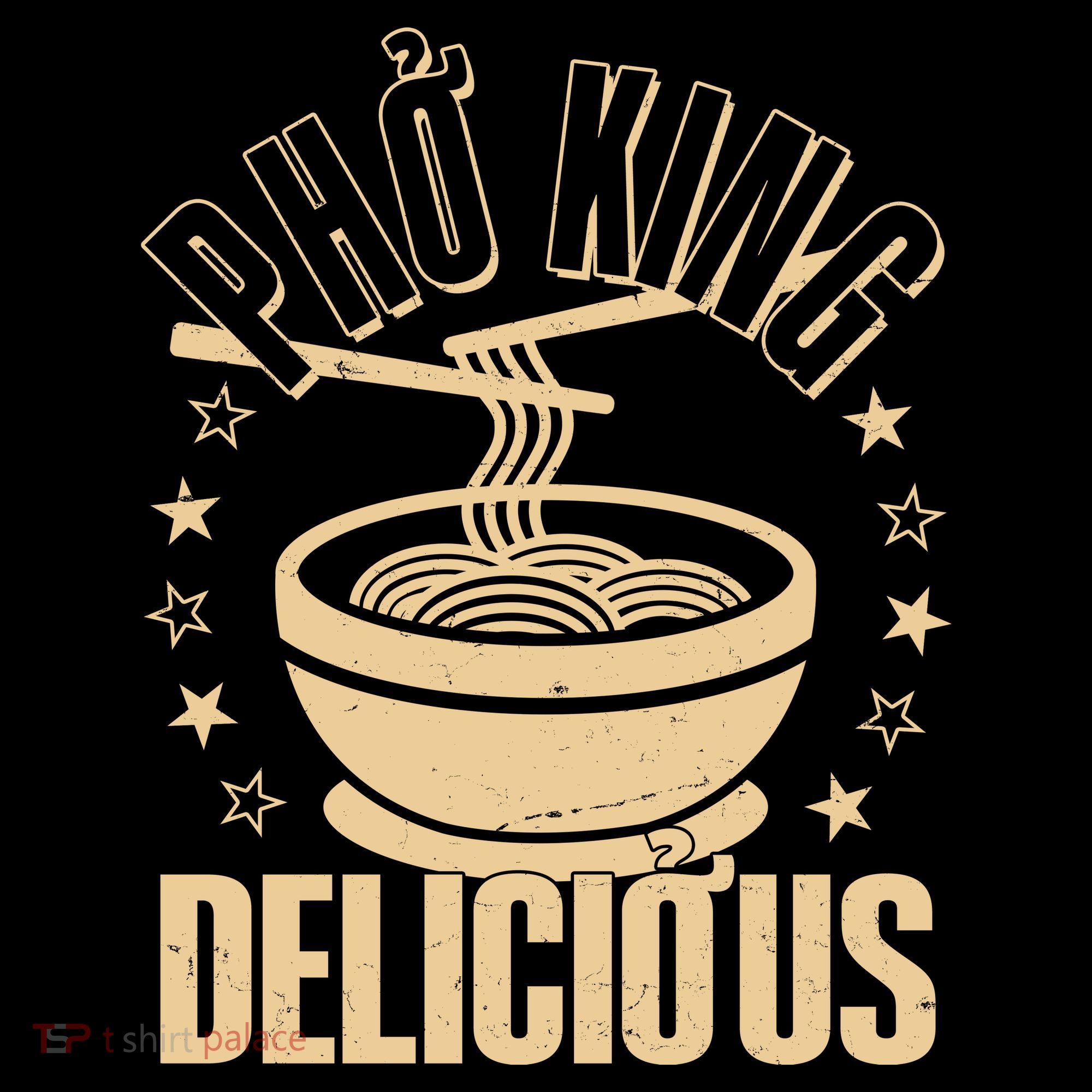 Funny Vintage PHO King Delicious T-Shirt