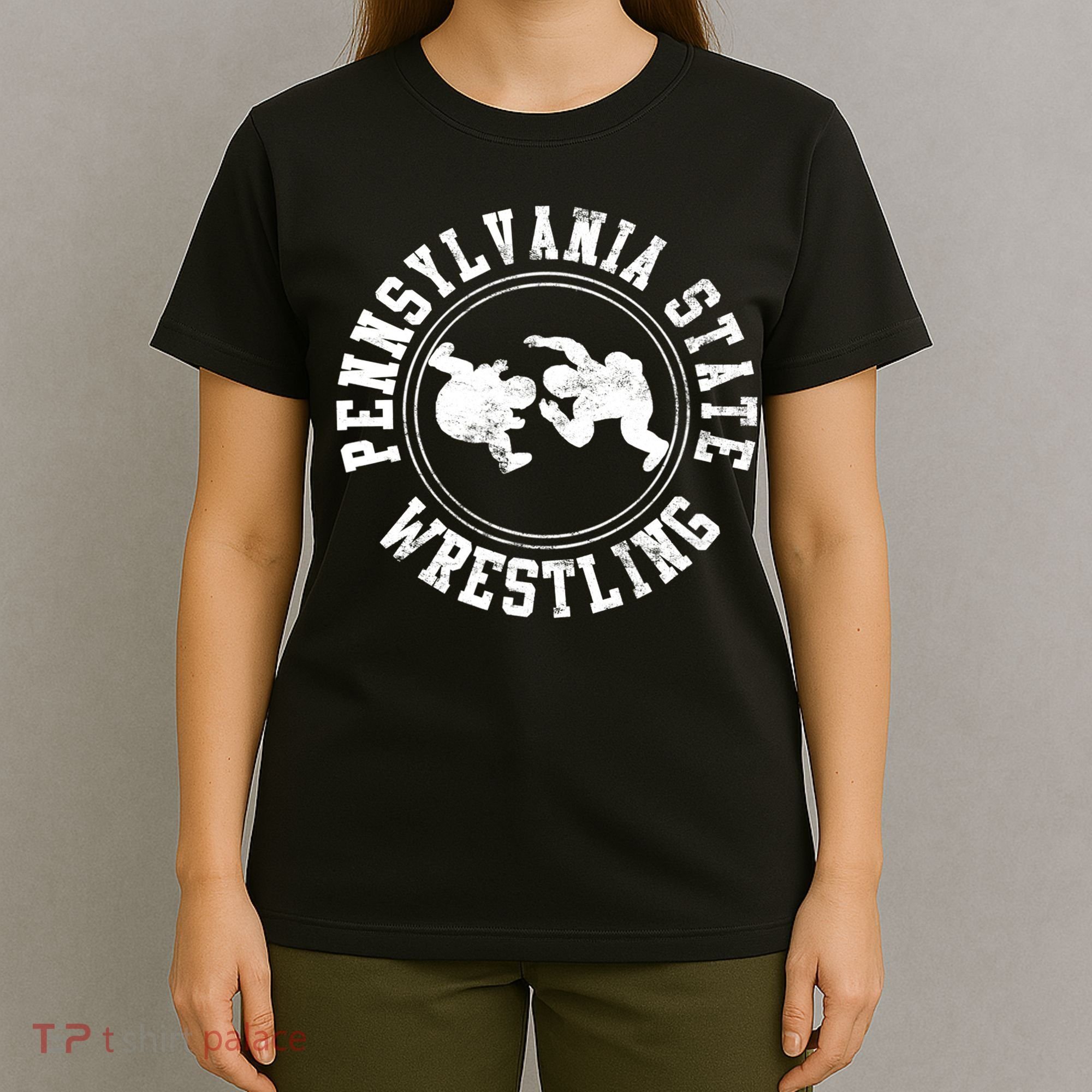 Funny Vintage Pennsylvania State Wrestling Logo Gift T-Shirt