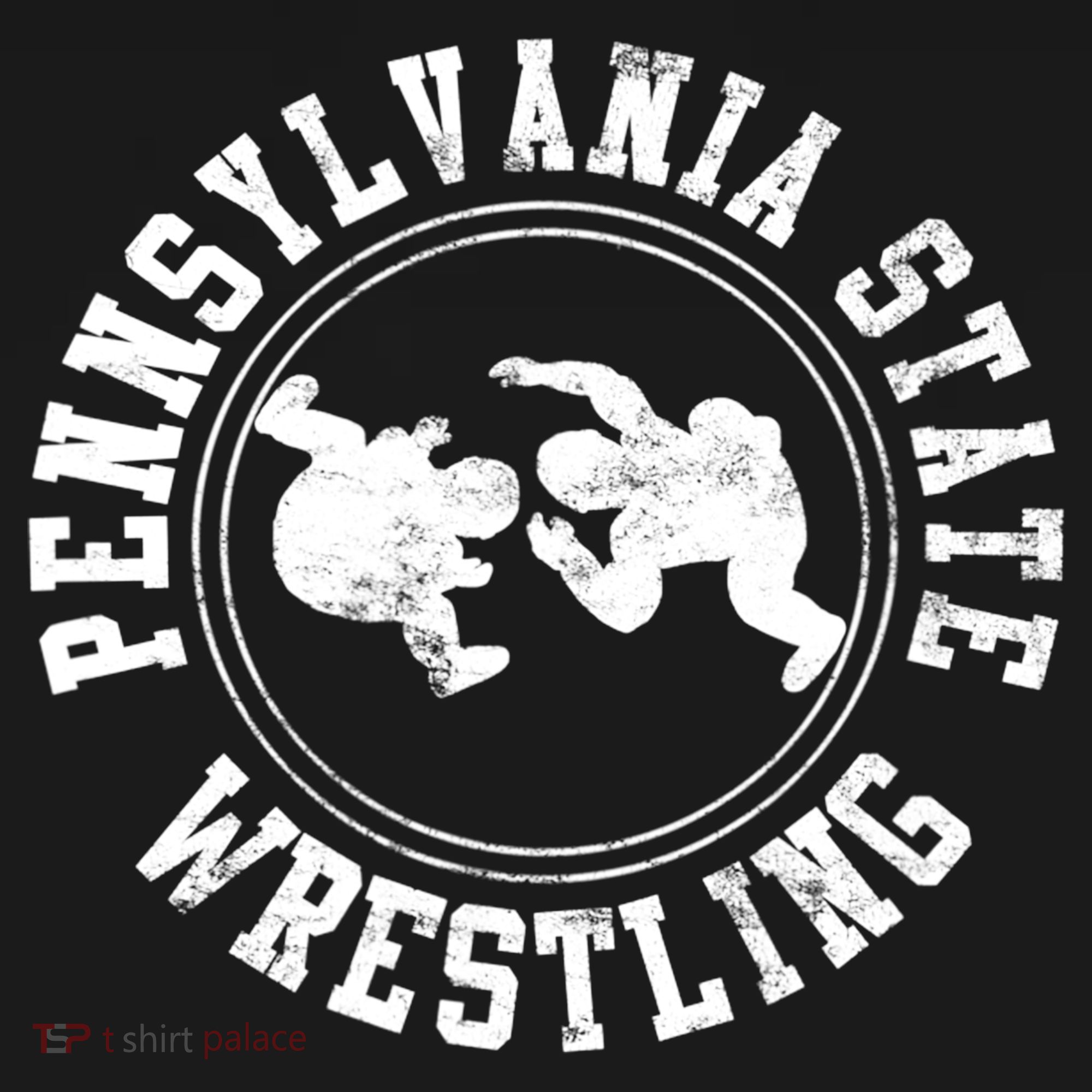 Funny Vintage Pennsylvania State Wrestling Logo Gift T-Shirt