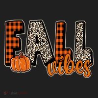 Fall Vibes Pumpkin Plaid Cheetah Women's Sweatshirt thumb 2
