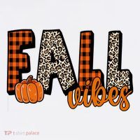 Fall Vibes Pumpkin Plaid Cheetah Mousepad thumb 1